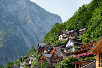 A mountain village in the embrace of the Alps. Hallstatt.