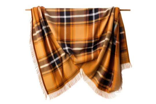 Scarf. White or PNG Transparent Background.