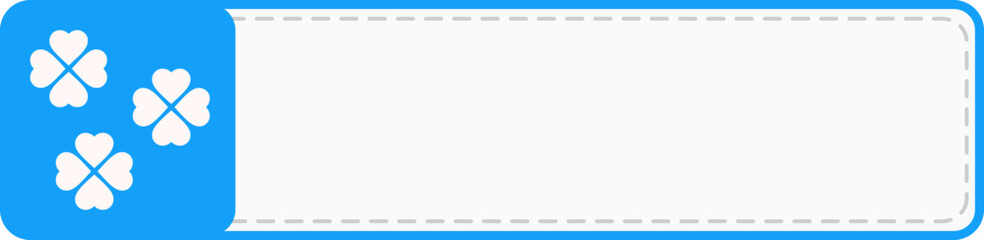 Blue label name card design on vector