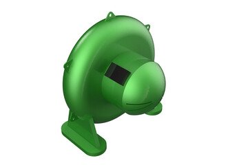 Green Industrial Electric Centrifugal Air Blower Fan - Heavy Duty Equipment for HVAC, Factory Production, and Air Ventilation in Mechanical Engineering and Industrial Processes, essential machine part