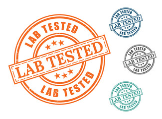 Tested for Safety Labels, Lab Certified Product Stamp Vector Pack  