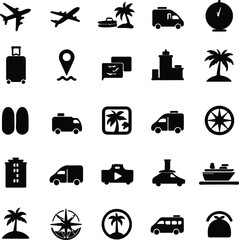 Black silhouette design representing a shape or form with transparent vector elements