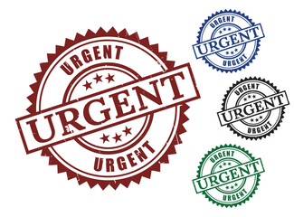 Critical Message Stamp Pack, Urgent Warning Notice Vector Labels  