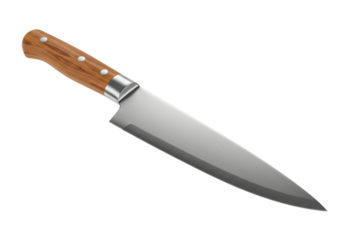 Isolated Sharp Kitchen Knife