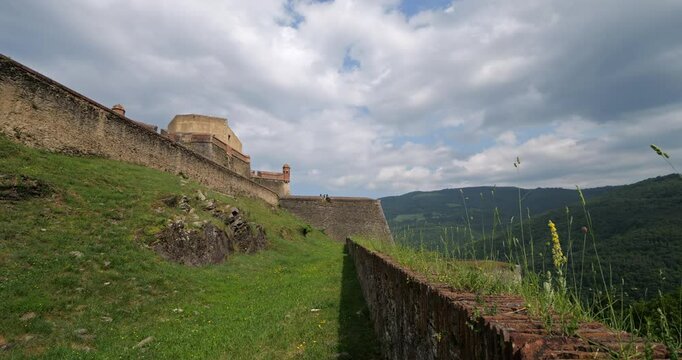 Fort Lagarde, built by Vauban. Prats de Mollo la Preste, Pyrenees Orientales, Occitania, France.