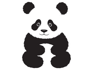  CUTE PANDA SILHOUETTE