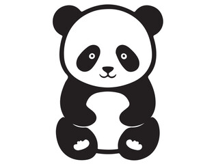  CUTE PANDA SILHOUETTE