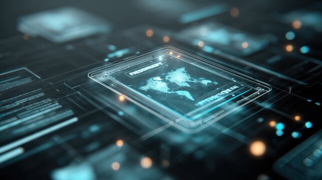 Digital passport interface - Powered by Adobe