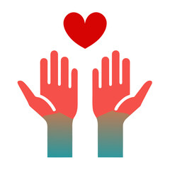 Obraz premium hands holding heart