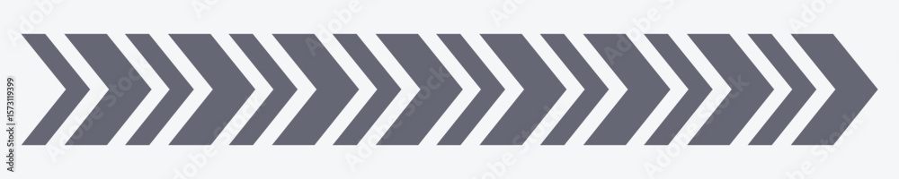 Wall mural arrow moving dynamic symbols. road lines arrow zigzag chevron speeds flat style.