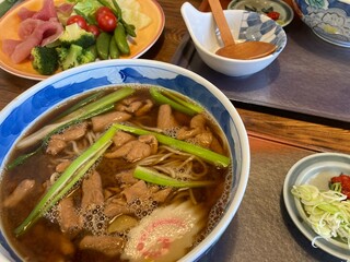 Japanese soba noodles