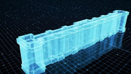 A hand gestures across a grid displaying digital data and abstract visuals, reflecting innovation and creativity at a modern tech center - Powered by Adobe