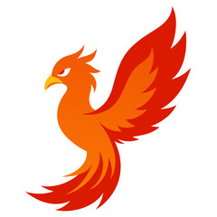 phoenox isolated on white background