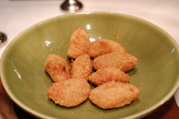 Golden Brown Fried Croquettes Ready to Serve