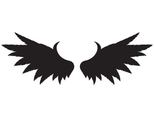 DEVIL WINGS SILHOUETTE