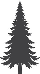 Fototapeta premium pine tree silhouette vector