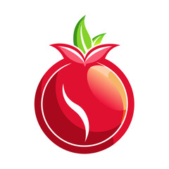 vector illustration of an apple