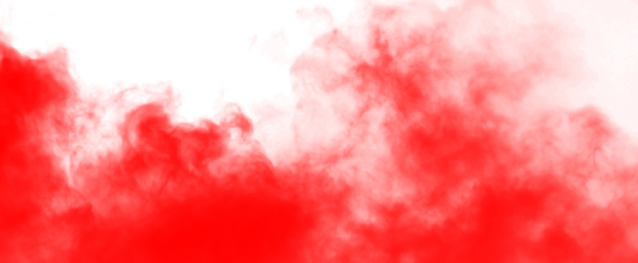 red smoke cloud fog dust isolated on transparent background. Colorful smoke smog misty fog steam explosion special effect. Smoke texture for Compositing, covering, overlay, design elements, PNG