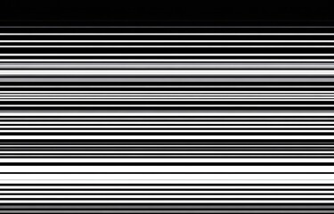 Horizontal black and white stripes