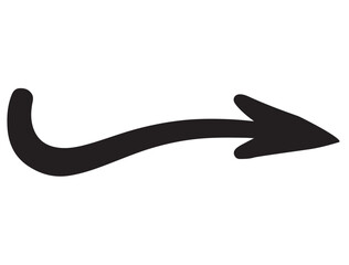 DOODLE ARROW SILHOUETTE