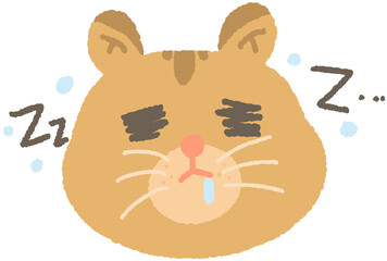 Cute Hamster Emoticon Sticker Set
