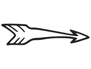 DOODLE ARROW SILHOUETTE