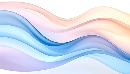 Obraz premium Abstract flowing waves
