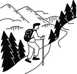 winter mountain landscape