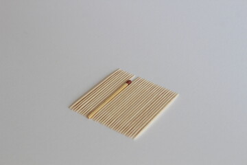 Matchstick Hidden Among Toothpicks: Symbol of Incongruity or Change