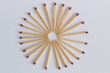 Circle of Matchsticks: Symbol of Unity and Community