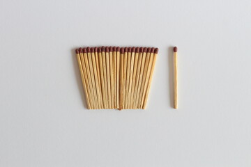 One Matchstick Set Apart from the Group: Symbol of Isolation or Uniqueness