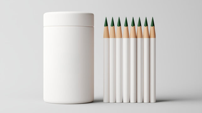 Minimalist white book cover on a light gray background perfect for mockups or design presentations. Clean blank and ready for customization. Elegant simple pure white cover design ideal