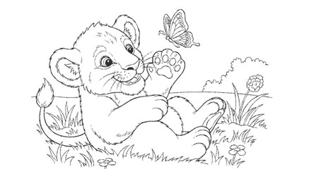 &ldquo;Happy Animals to Color&rdquo;generative ai