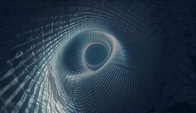 binary code tunnel