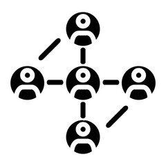 network vector icon