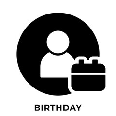 Single Icon User Birthday, Avatar Icon, Icon Glyph