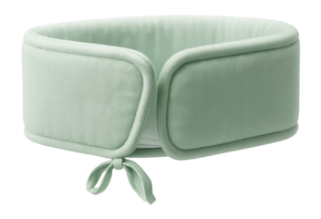 Waterproof crib bumper with a plastic inner layer for a spill-proof nursery setup