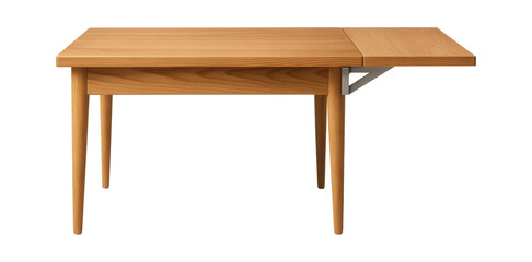 Low drawing table with a fold-out extension, providing extra space for collaborative projects in a family room.