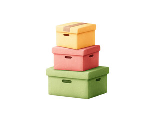 Obraz premium Eco packaging concept with waste audit and reuse initiative promoting sustainable packaging, isolated on transparent background PNG 