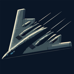 Iconic B2 Bomber – Vector Airplane Design