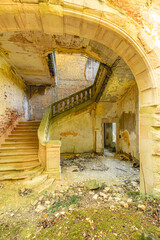 Ruins of an old castle, somewhere in Belgium