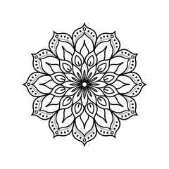 vector illustration of a flower