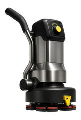 Concrete floor grinding machine with a variable speed control and interchangeable grinding pads for versatility in industrial settings.