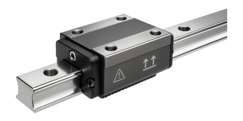 Corrosion-resistant linear guide made from stainless steel for use in chemical processing plants.