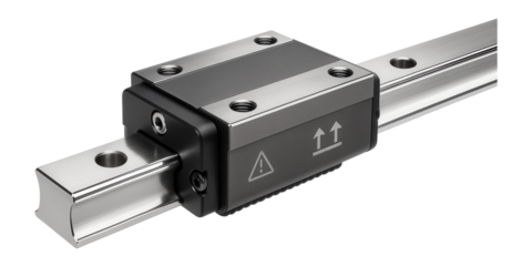 Corrosion-resistant linear guide made from stainless steel for use in chemical processing plants.