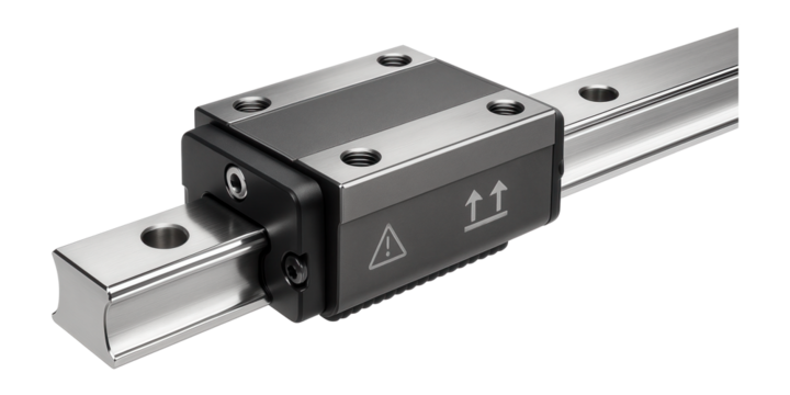 Corrosion-resistant linear guide made from stainless steel for use in chemical processing plants.