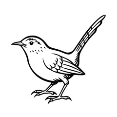 A bird with a long tail standing on a outline animal
