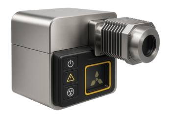 High-sensitivity X-ray fluorescence spectrometer with a cooled detector for trace element detection in a chemical research facility.