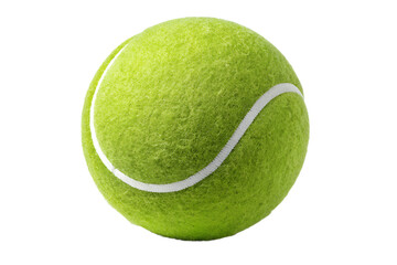 tennis ball isolated on white