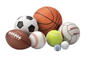 set of sports balls